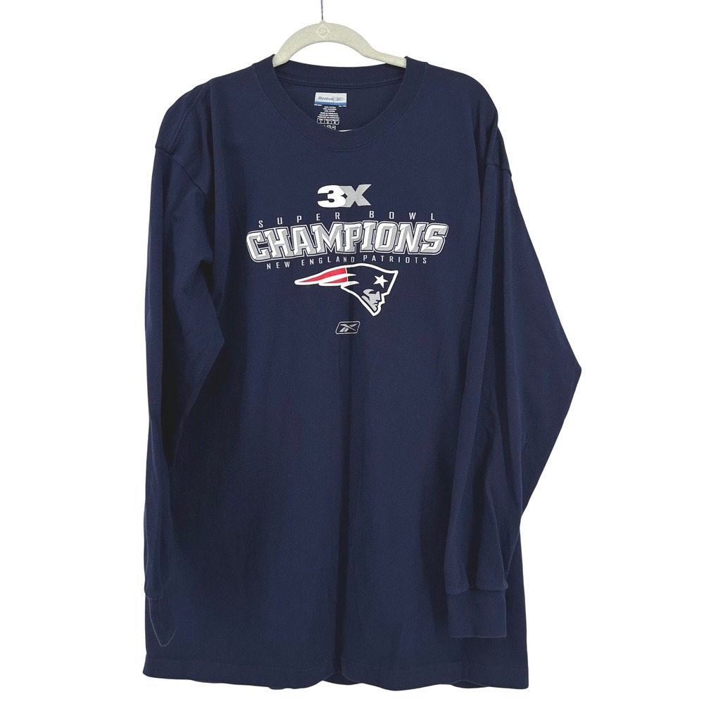 New England‎ Patriots Super BowlMens Large Navy Blue